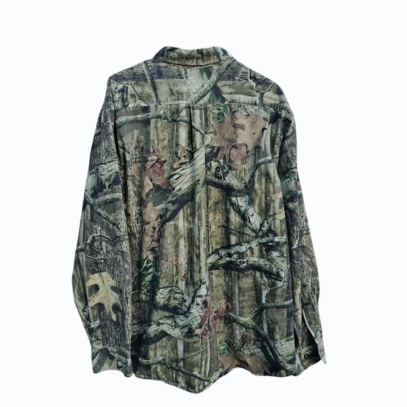 Mossy Oak Break Up Infinity Long Sleeve Button-Up Camouflage Shirt 2XL - Picture 2 of 9